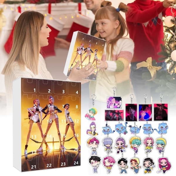 K-Pop Demon Hunters Adventskalender 2025 – 24 Nyckelringar K-Pop Demon Hunters Adventskalender 2025 – 24 Nyckelringar